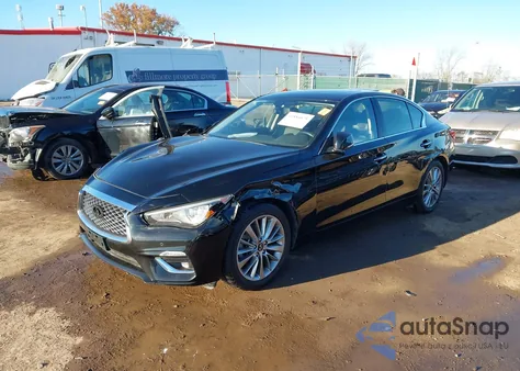 2021 Infiniti Q50 Luxe Awd from USA, damaged, VIN JN1EV7BR7MM756115